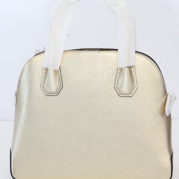 Michael Kors STUDIO Mercer Large  Satchel Gold - Picture 10 of 15